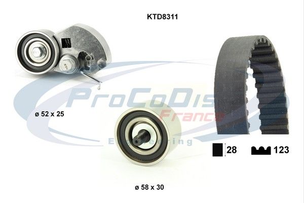 PROCODIS FRANCE Hammashihnasarja KTD8311